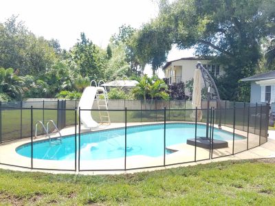 Wrap Around Pool Fence in Odessa